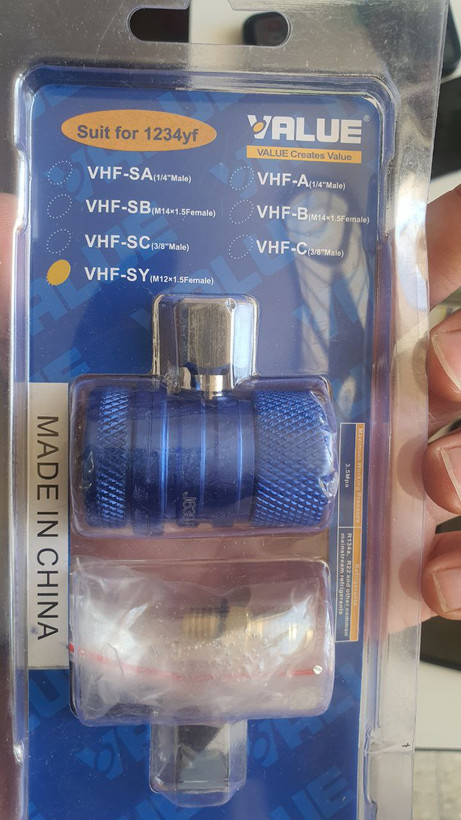 Quick coopler 1234yf low presure